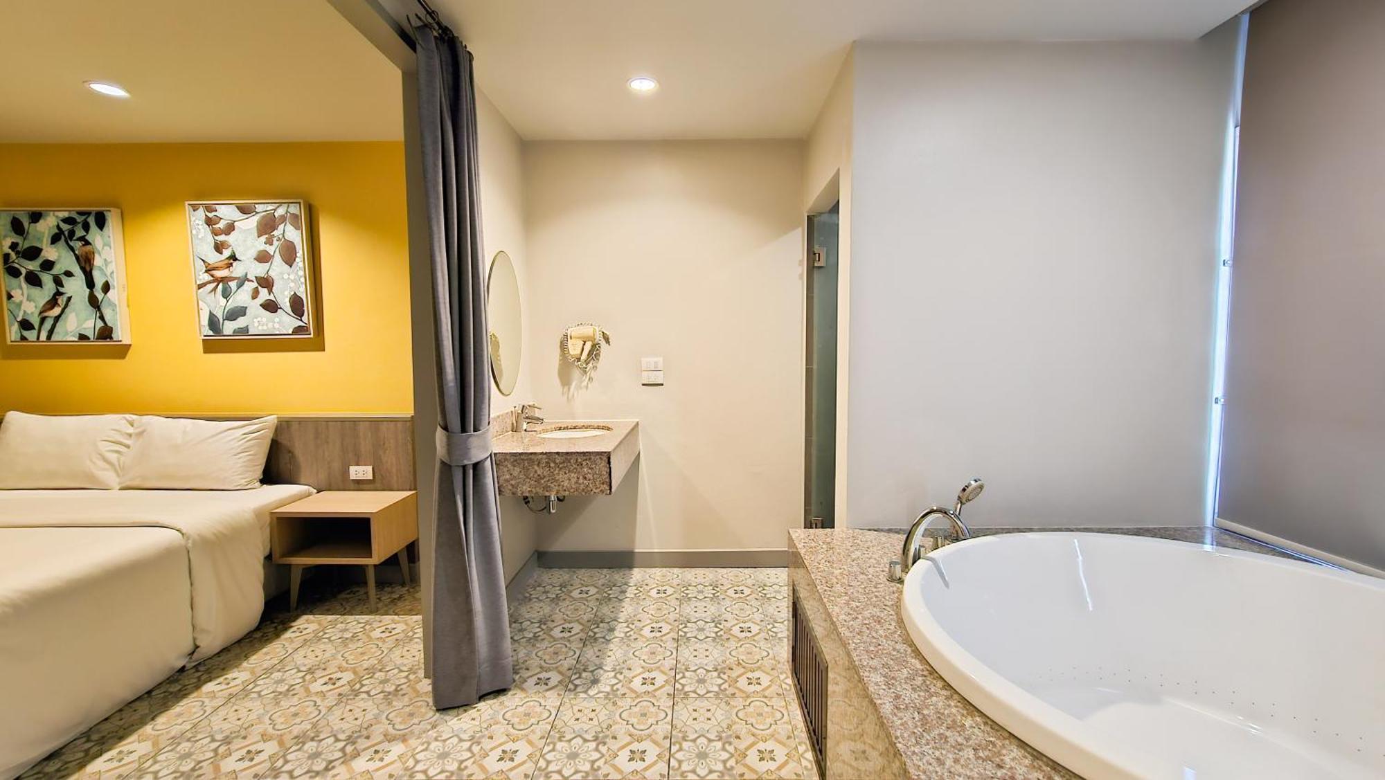Chambre Double avec Baignoire Spa